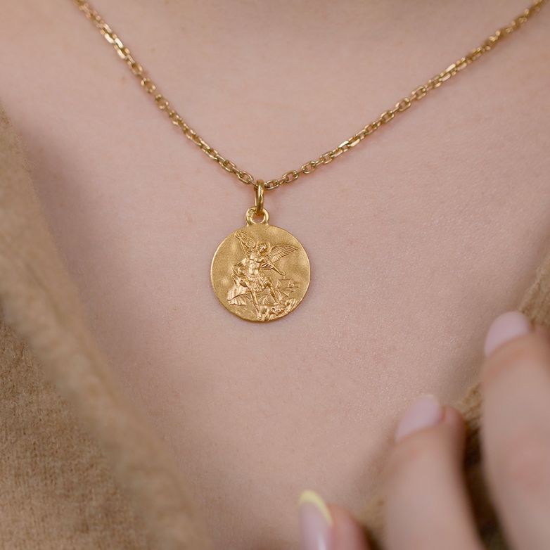 Archangel St Michael medal...