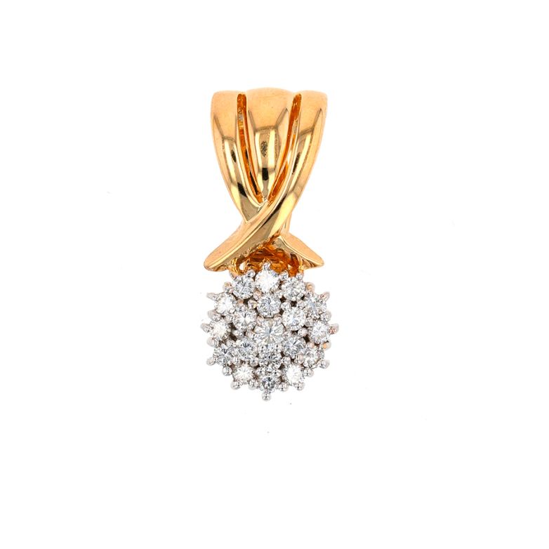 Diamond pendant 0.49 carat...