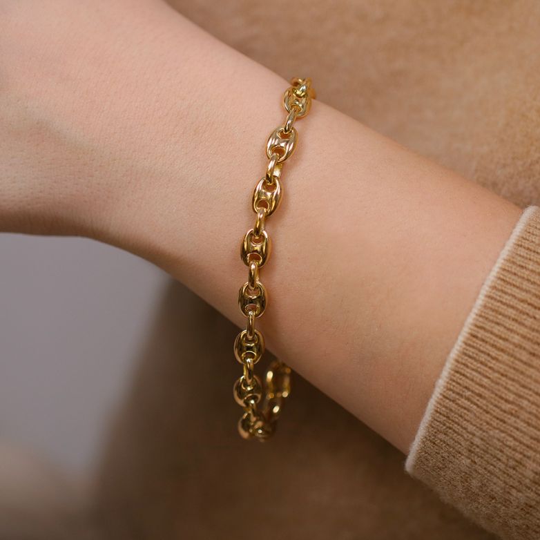 Coffee bean bracelet yellow...