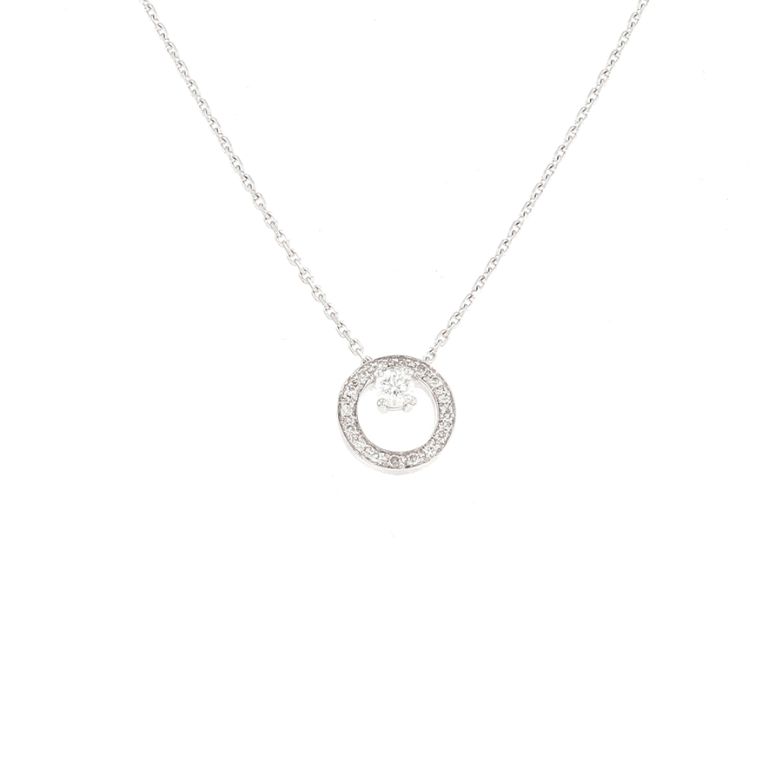 Necklace diamonds 0.18...