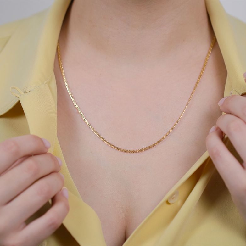 Yellow gold chain 6.44g