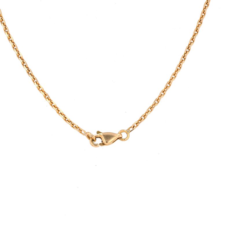 18g yellow gold sautoir...
