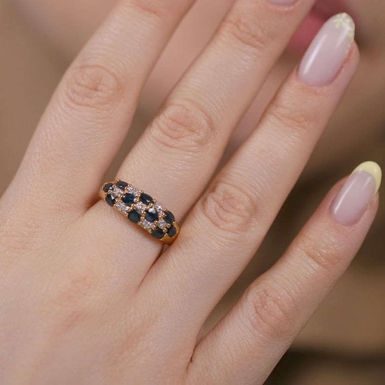 Ring sapphires 1.5 carat...