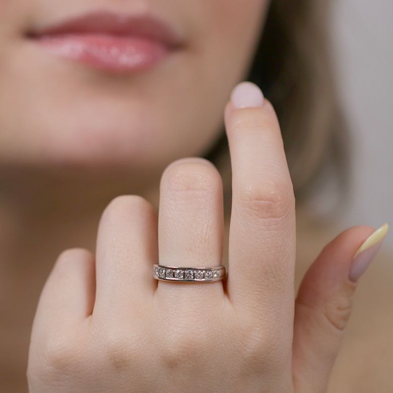 Diamond wedding band 0.63...