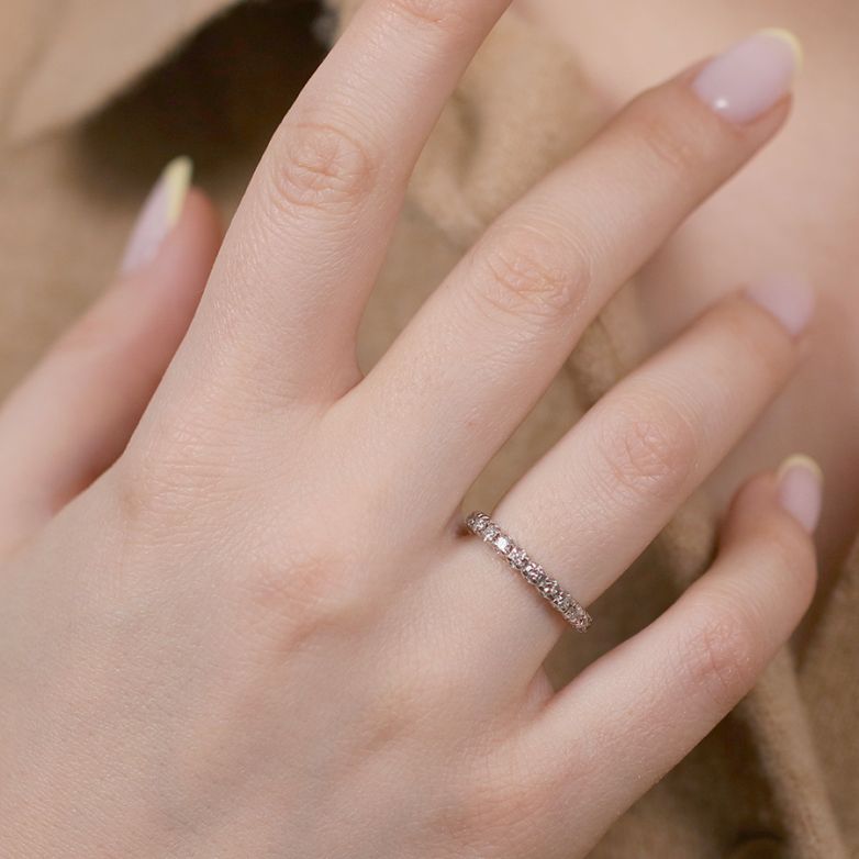 Wedding band full diamond...