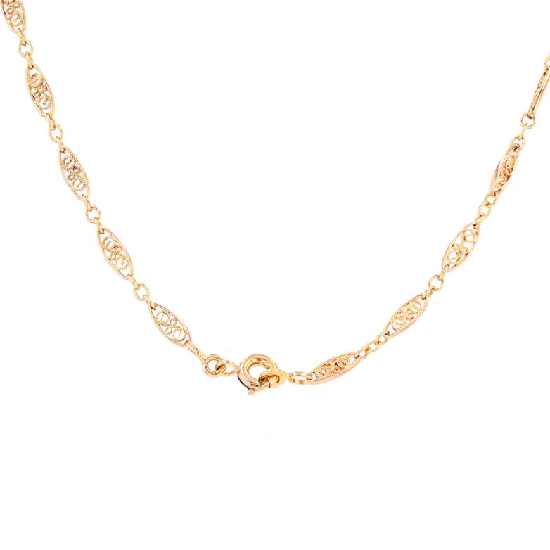 Collier maille filigrane or...