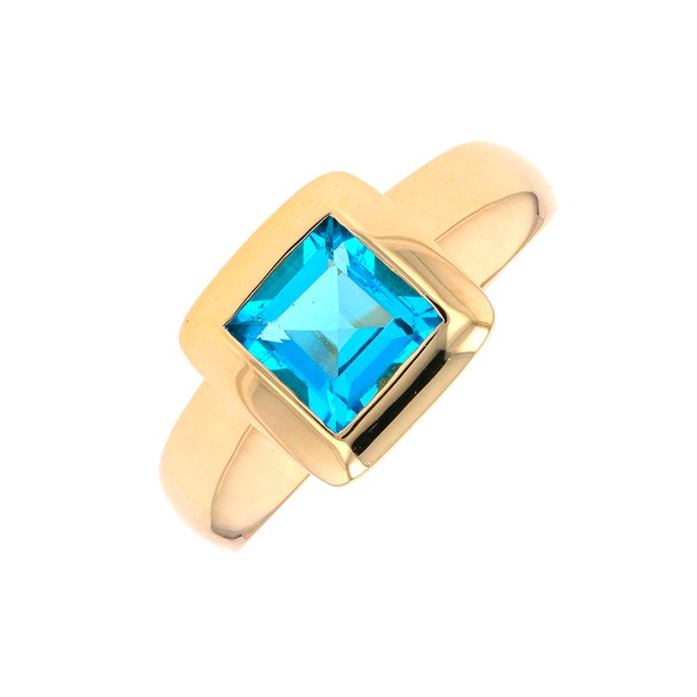 Ring topaz 1.74 carat...