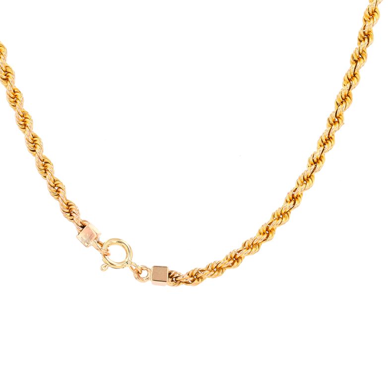 Twisted link necklace...