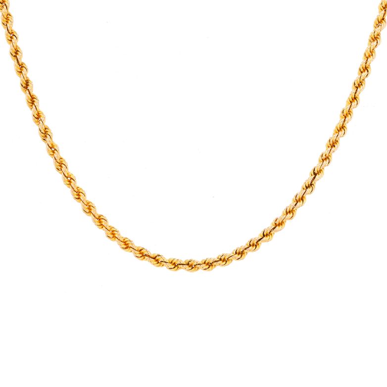 Twisted link necklace...