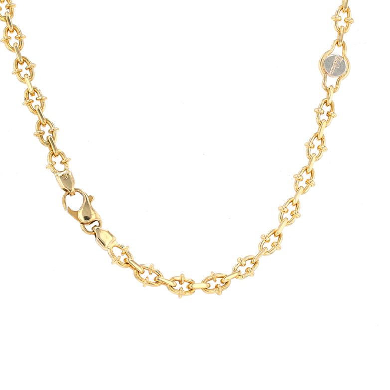 Fancy mesh necklace yellow...