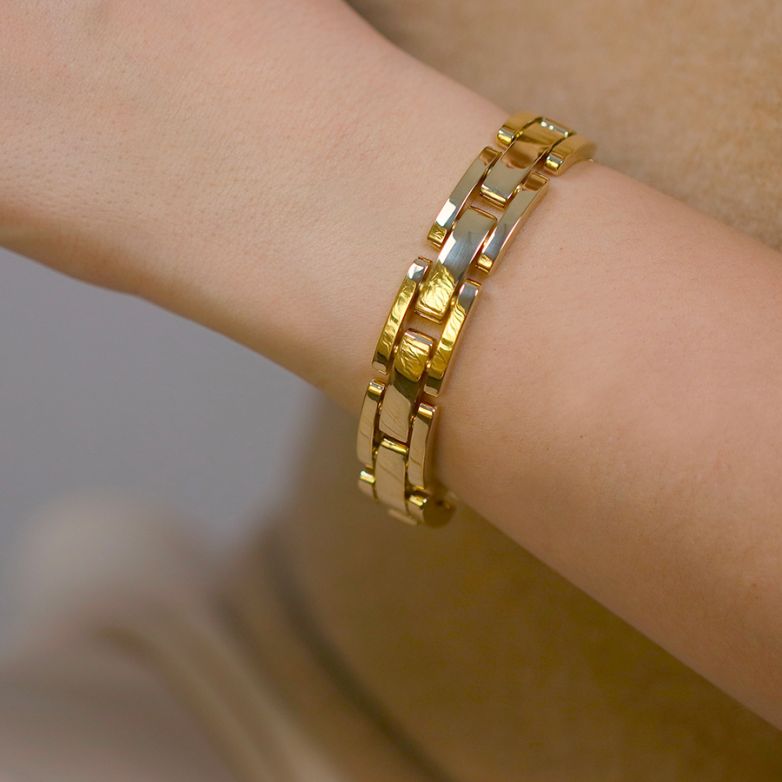 Yellow gold bracelet 33.62g