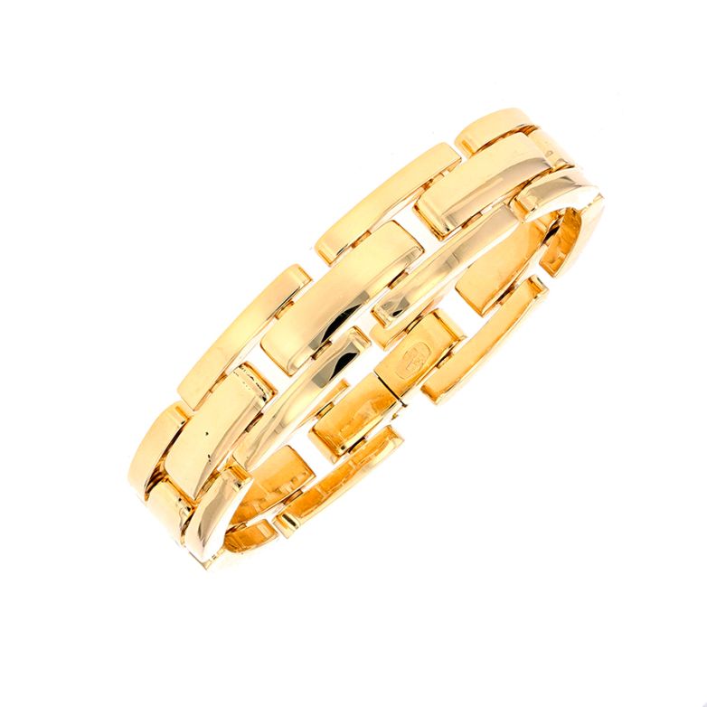 Yellow gold bracelet 33.62g