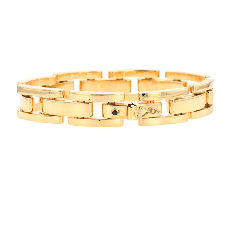 Yellow gold bracelet 33.62g