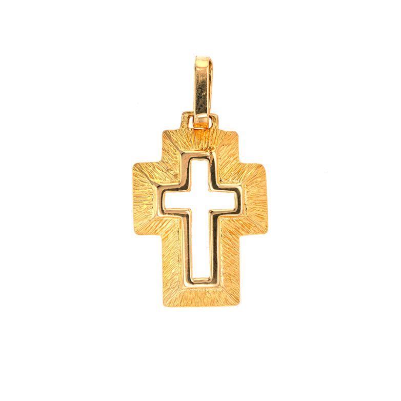 Yellow gold cross 5.14g