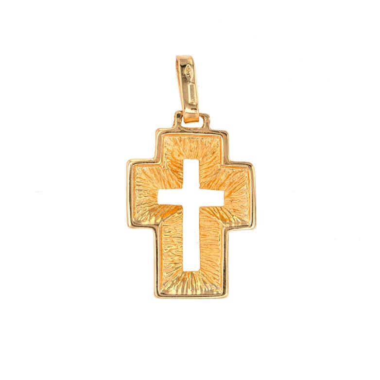 Yellow gold cross 5.14g