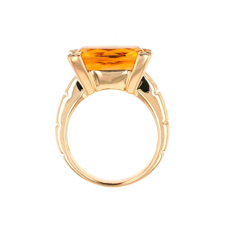 Ring citrine 5.80 carats...