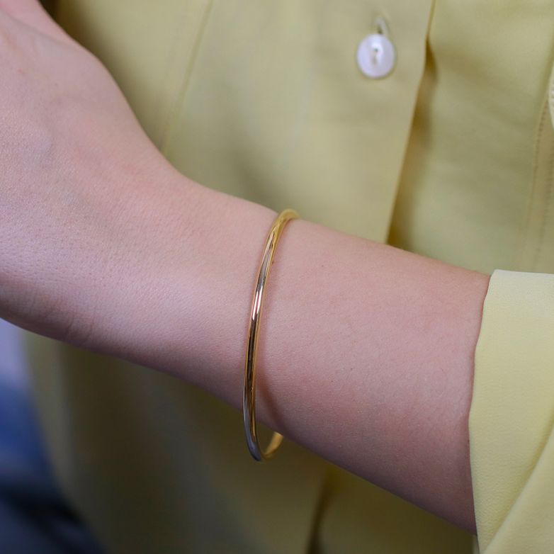 Rigid bead bracelet yellow...