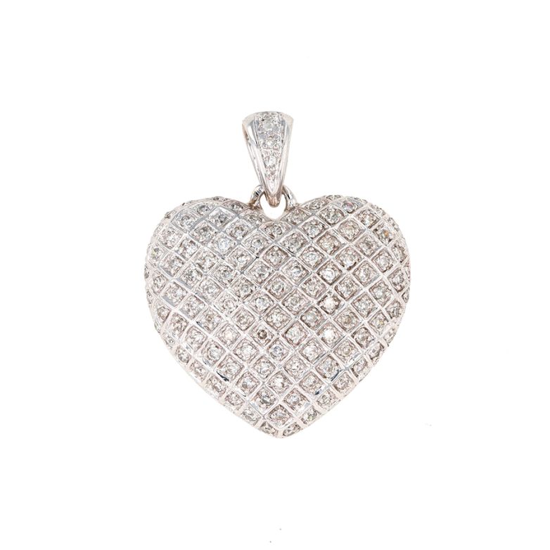 Heart pendant diamonds 0.57...