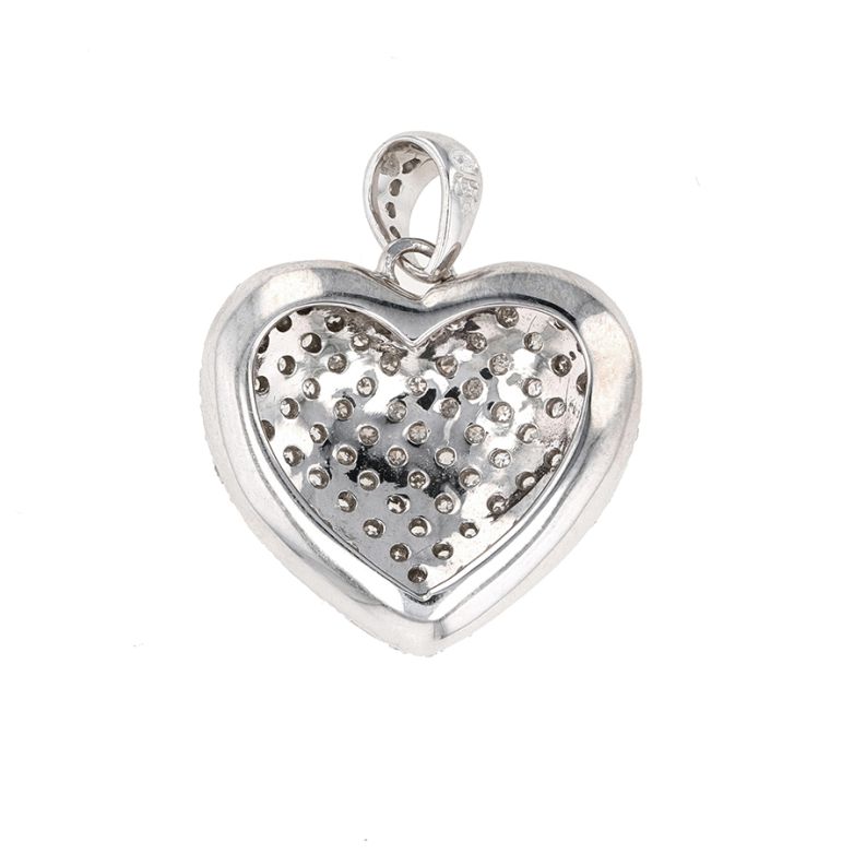 Heart pendant diamonds 0.57...