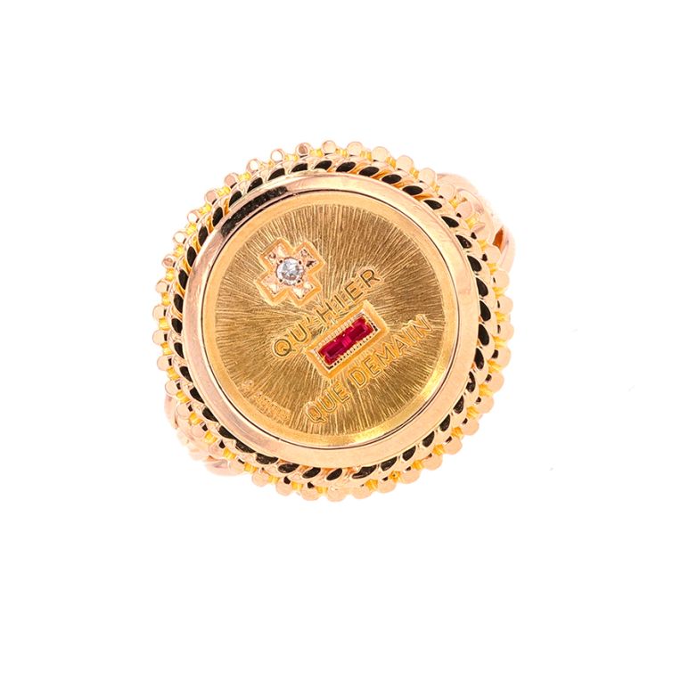 Love medal ring signed...
