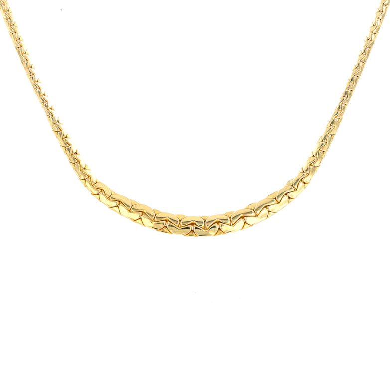 Drop necklace in yellow...