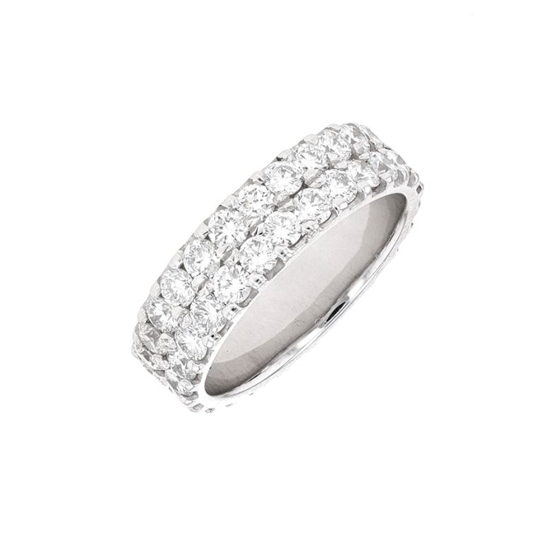 Wedding ring, full diamond...
