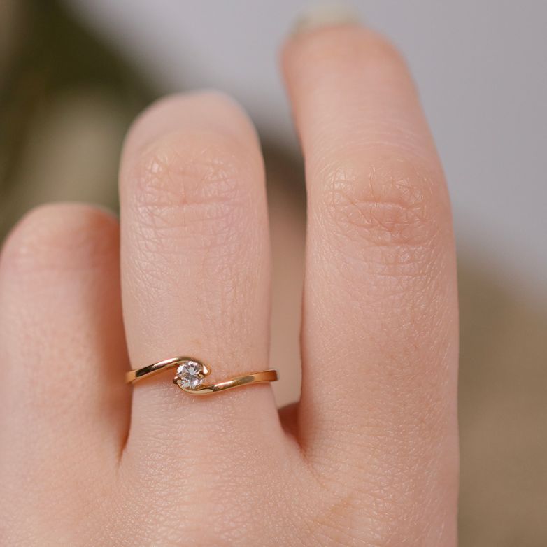 Diamond ring 0.14 carat...