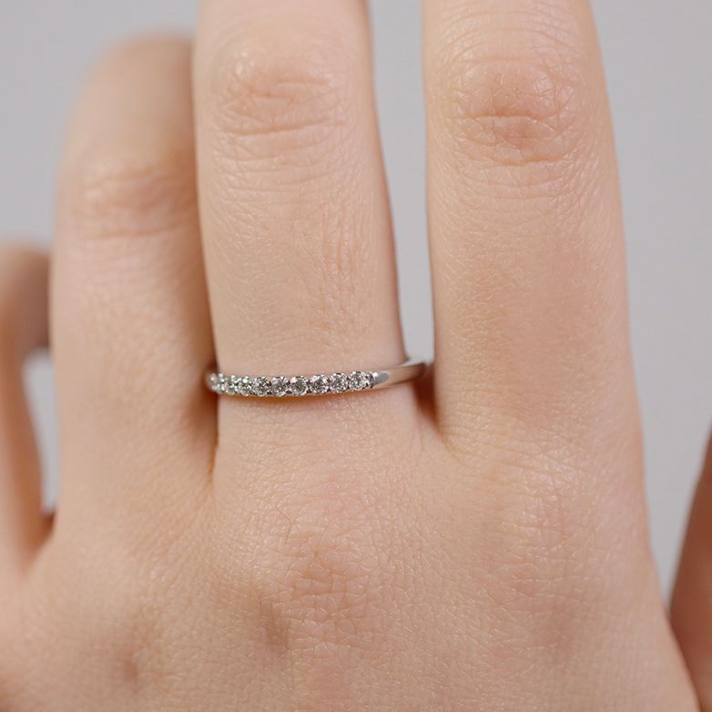 Diamond wedding band 0.18...