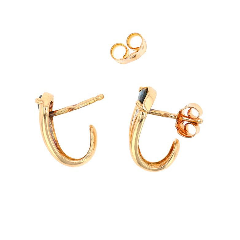 Earrings sapphires 0.48...