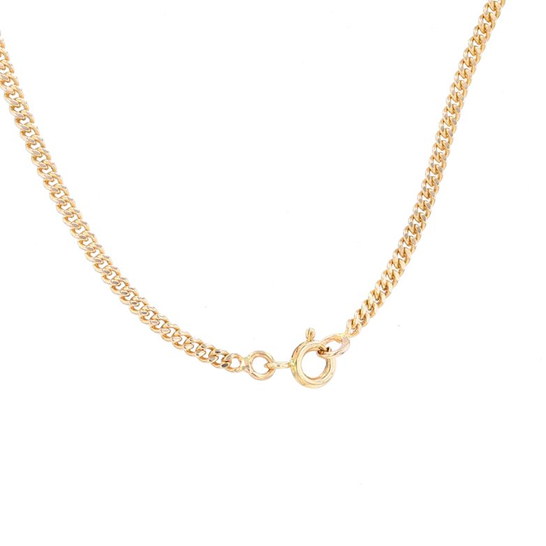10.70g yellow gold curb chain