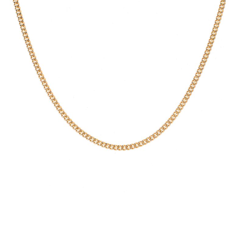 10.70g yellow gold curb chain