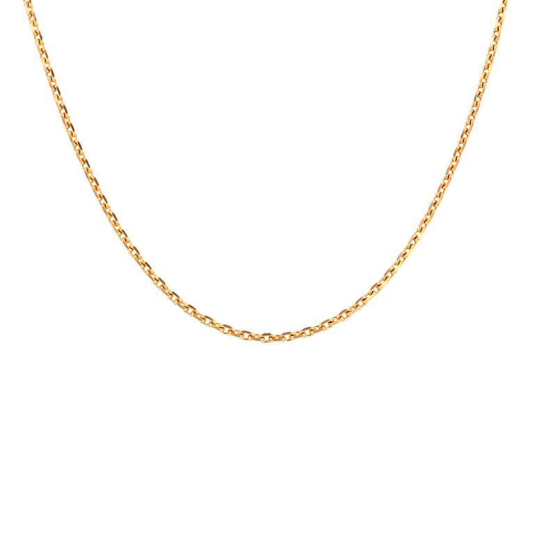 Yellow gold forçat chain 7.57g