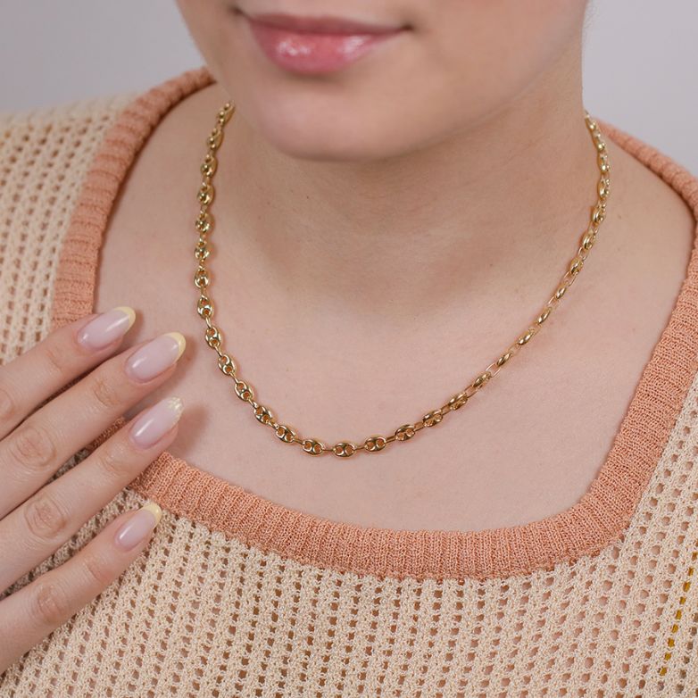 Yellow gold coffee bean...