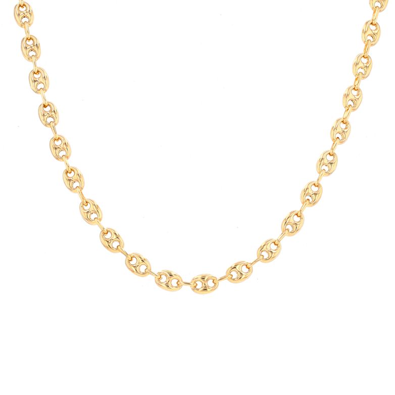 Yellow gold coffee bean...