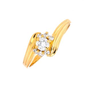 Bague diamants 0.29 carat...