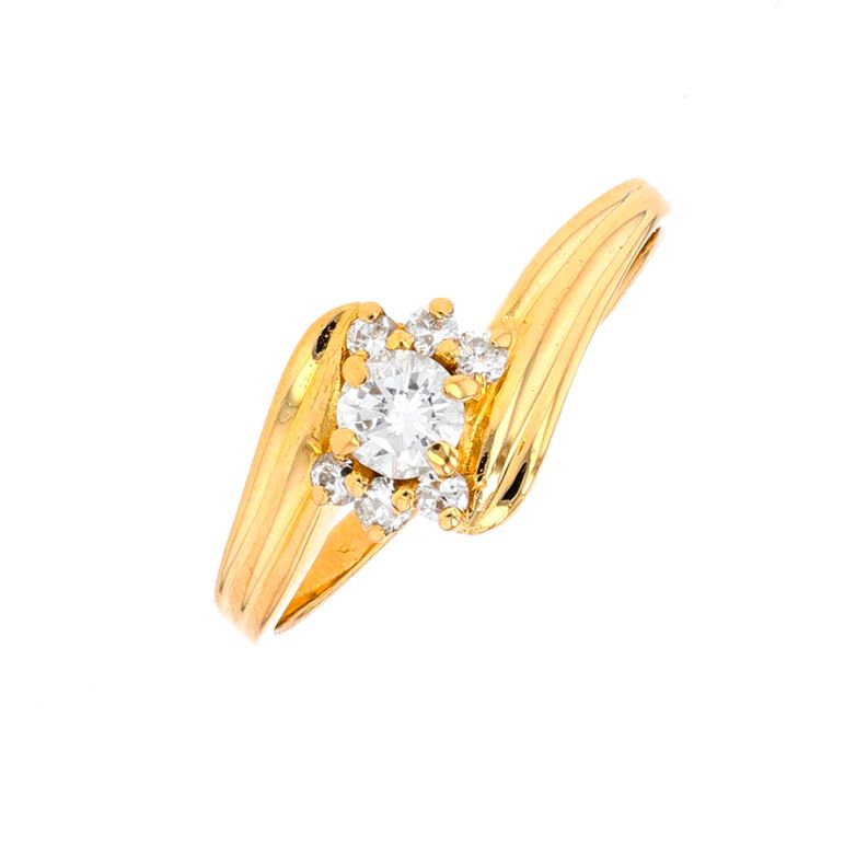 Bague diamants 0.29 carat...