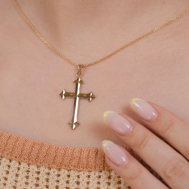 Yellow gold cross 2.28g