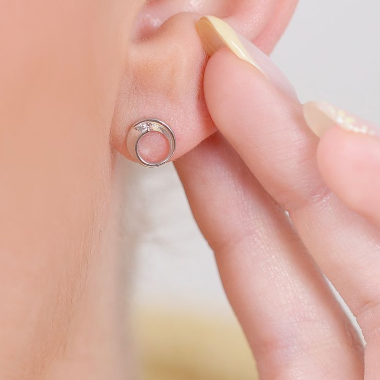 Earrings diamonds 0.03...