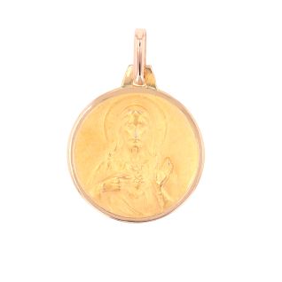Jesus Christ scapular medal...