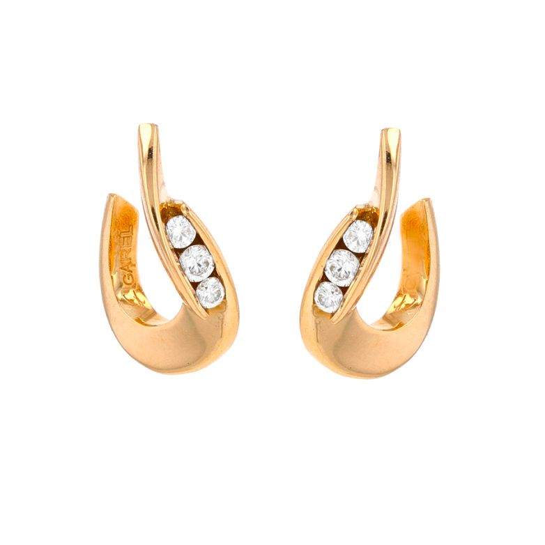 Earrings diamonds 0.17...