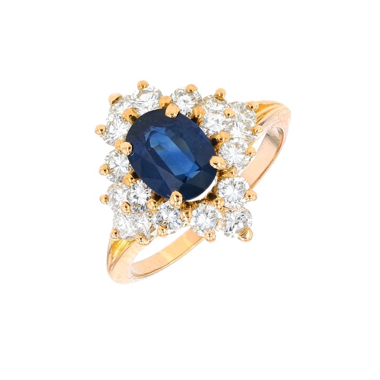 Ring sapphire 1.03 carat...