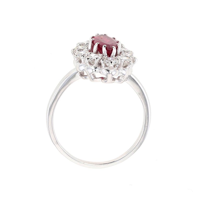 Ring daisy ruby 1.12 carat...