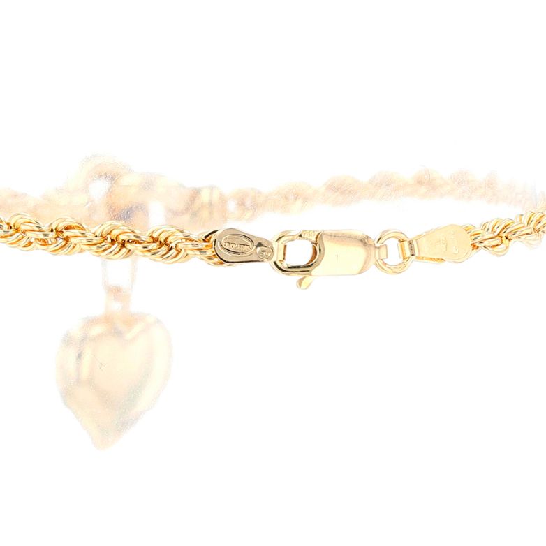 Heart bracelet twisted mesh...