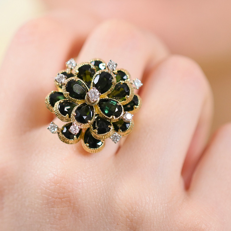Tourmaline ring 11.52...