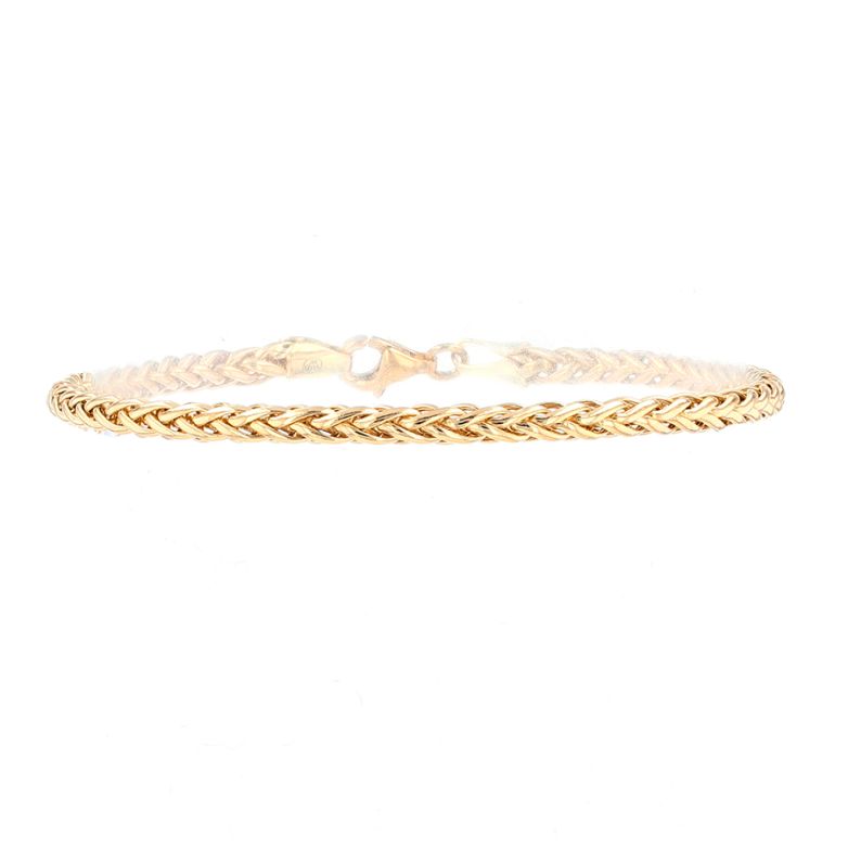 Yellow gold palm link...
