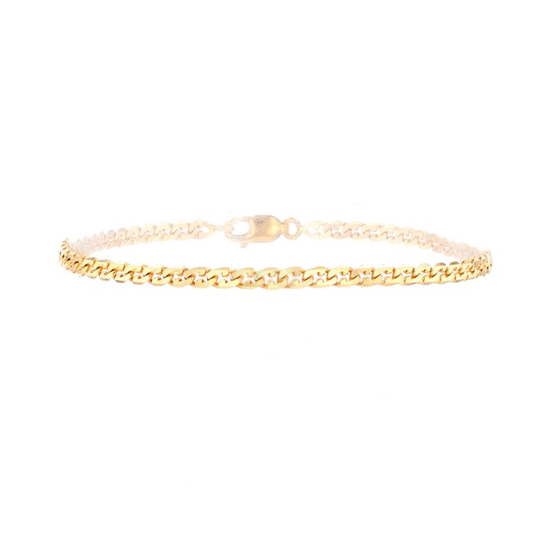 Yellow gold bracelet 4.54g