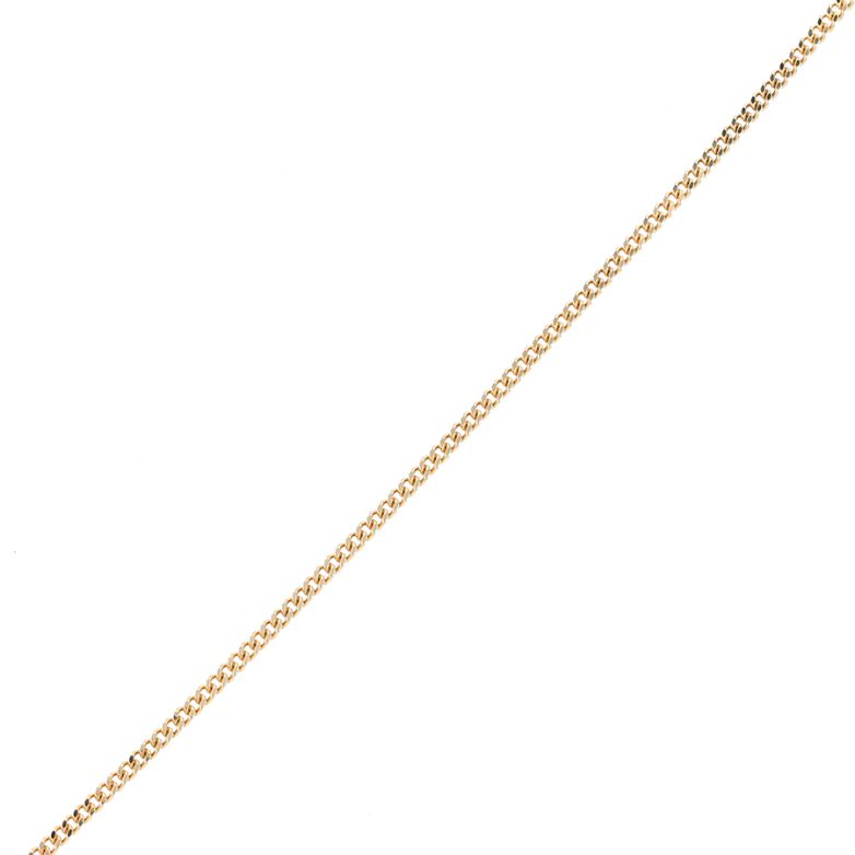 Yellow gold curb chain 6.45g