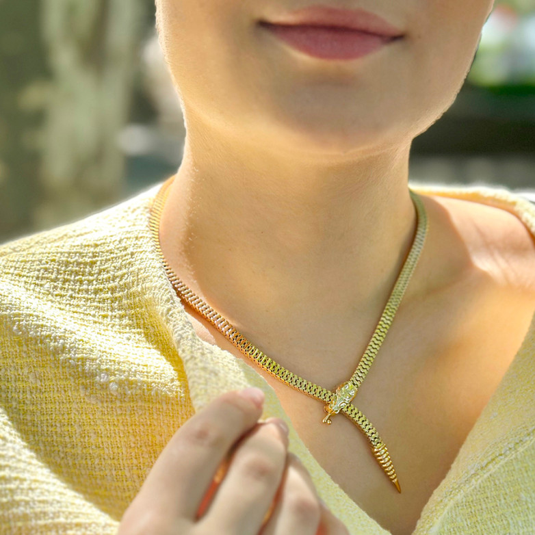 Vintage snake necklace...