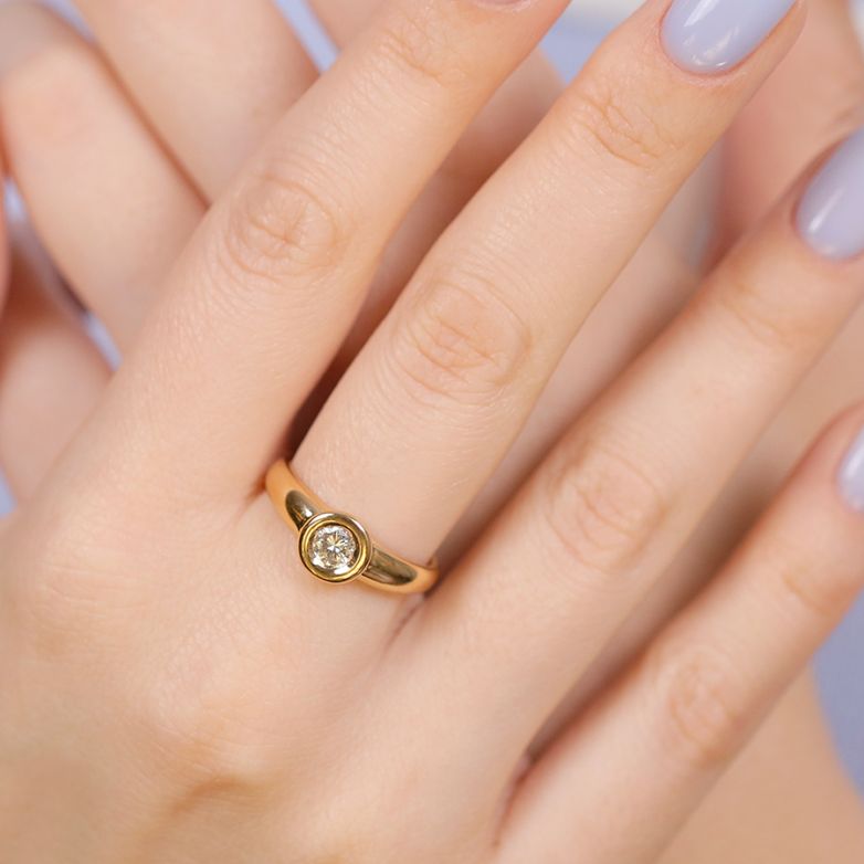 Solitaire diamond 0.30...