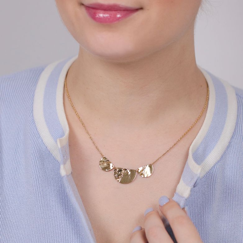 Forçat link necklace yellow...